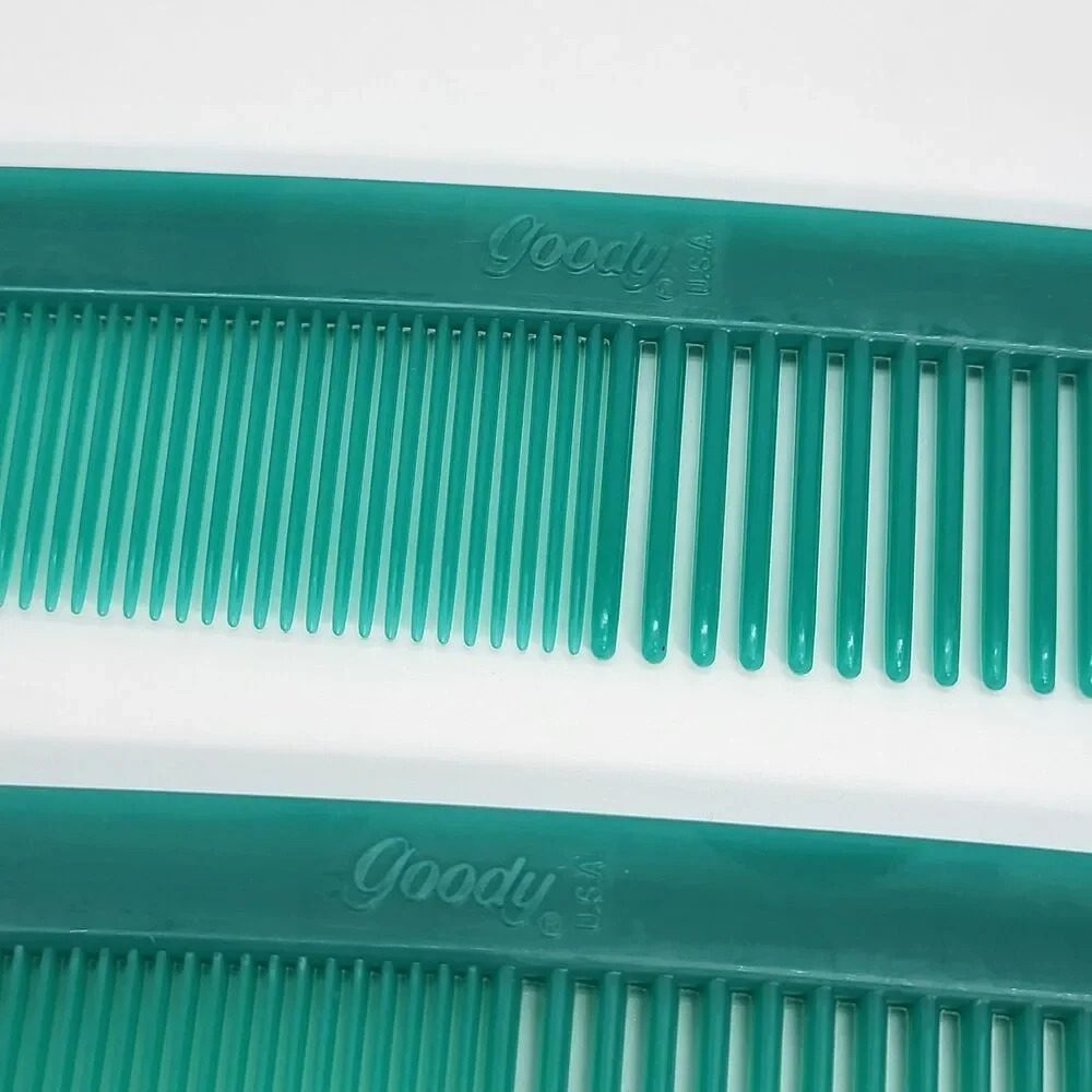 Vintage Goody Comb Lot 5 Pc Hair Dressing Styling Tail Pocket Combs USA